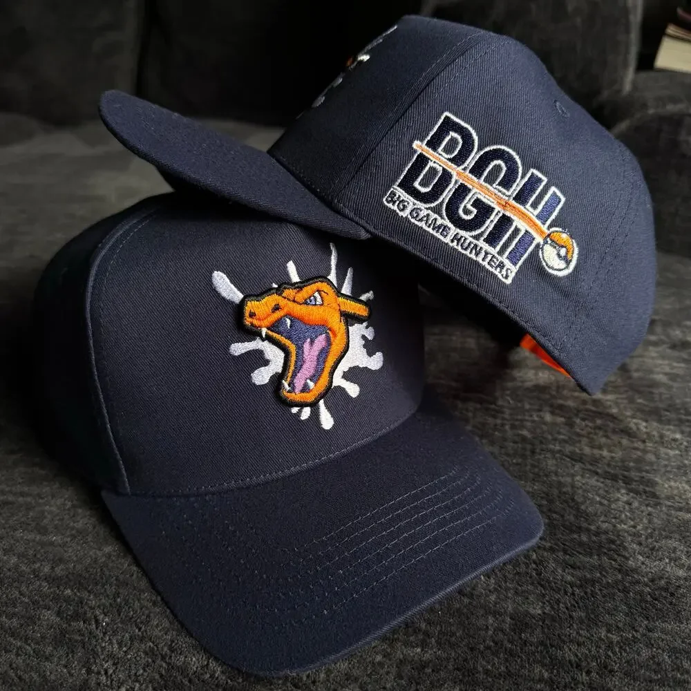 Big Game Hunters 'Zards End Dark Blue A-frame Snapback Hat